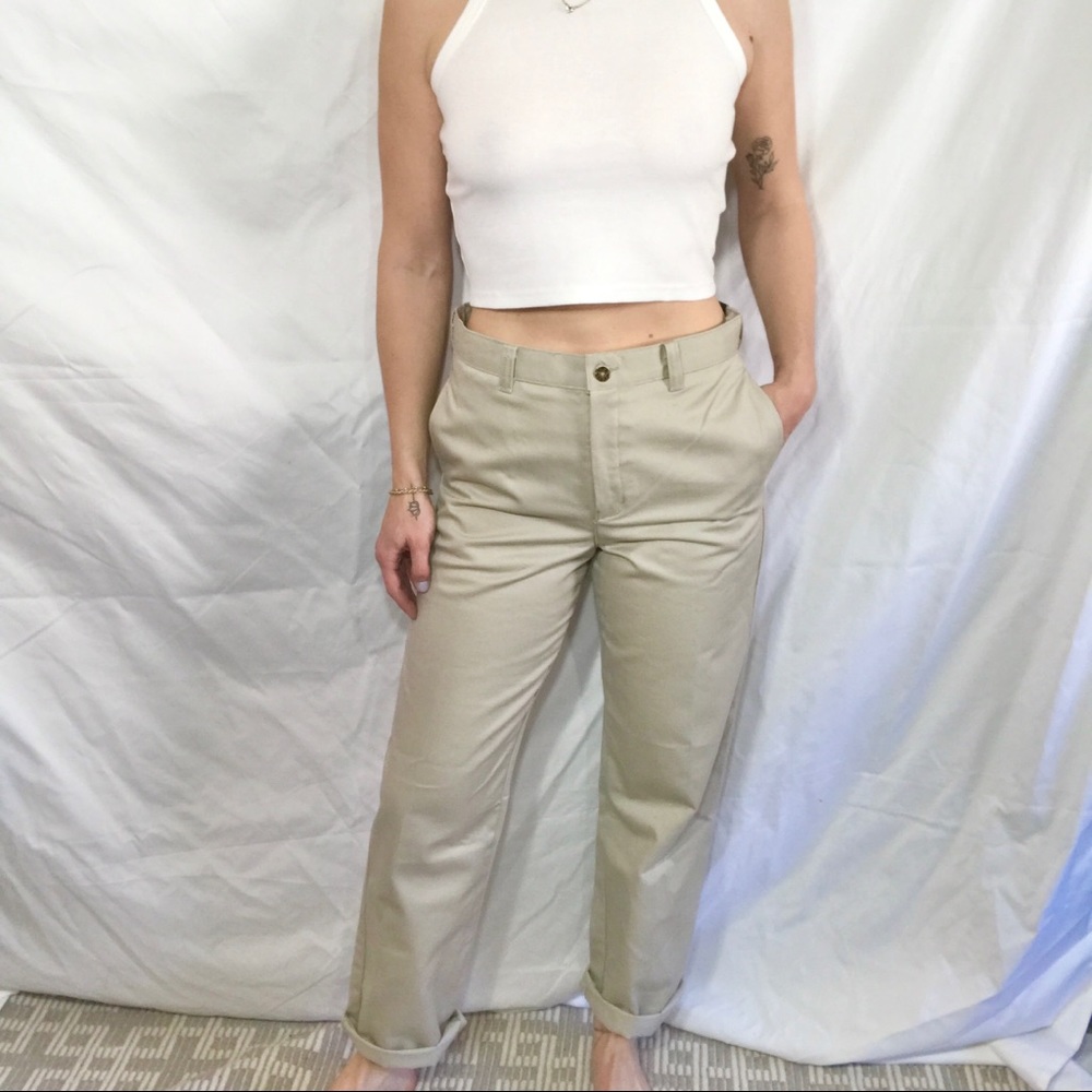 Beige Chino Pants